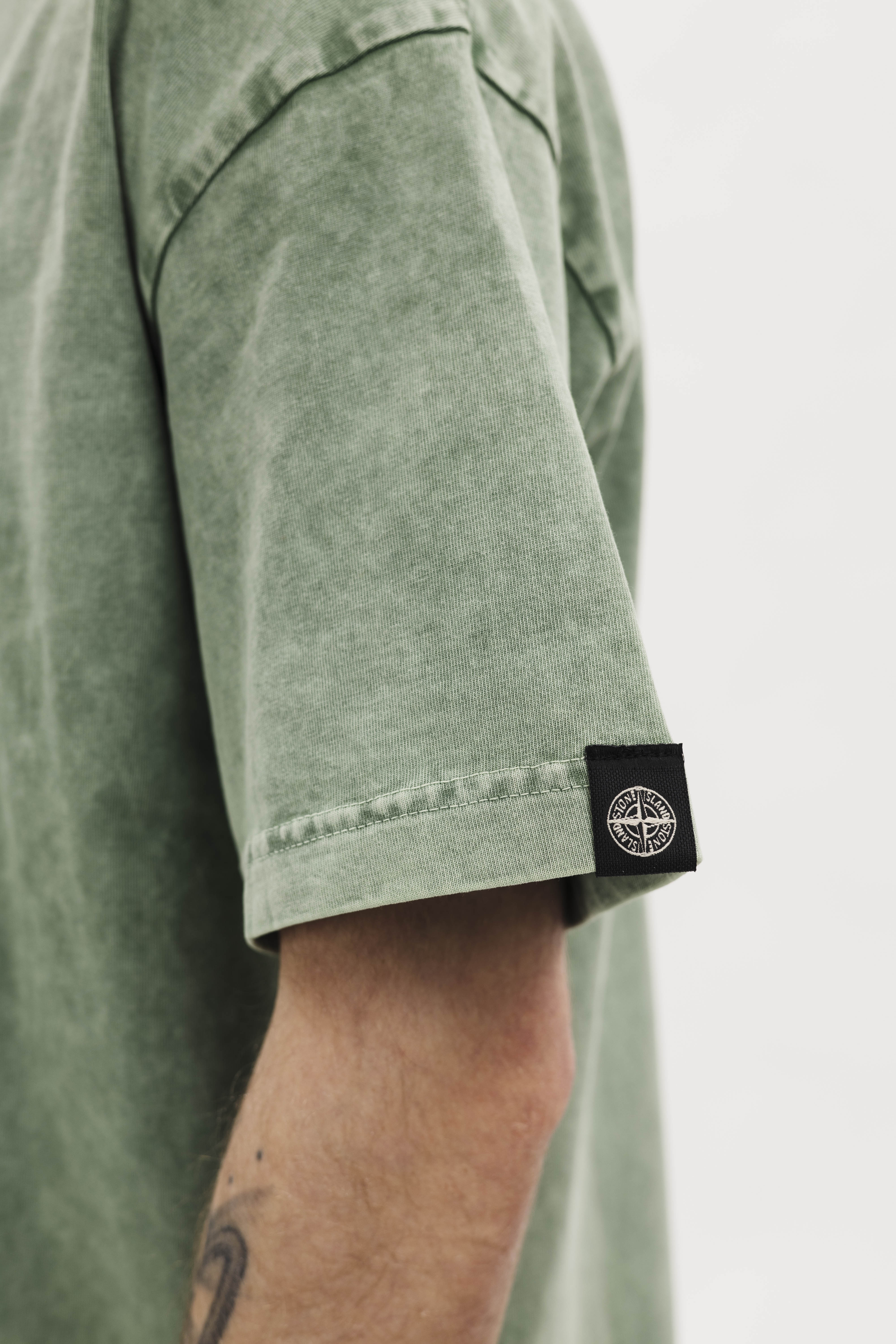 Футболка Garment-Dyed T-Shirt Washed Green SI0262-WGN - UNIFORM