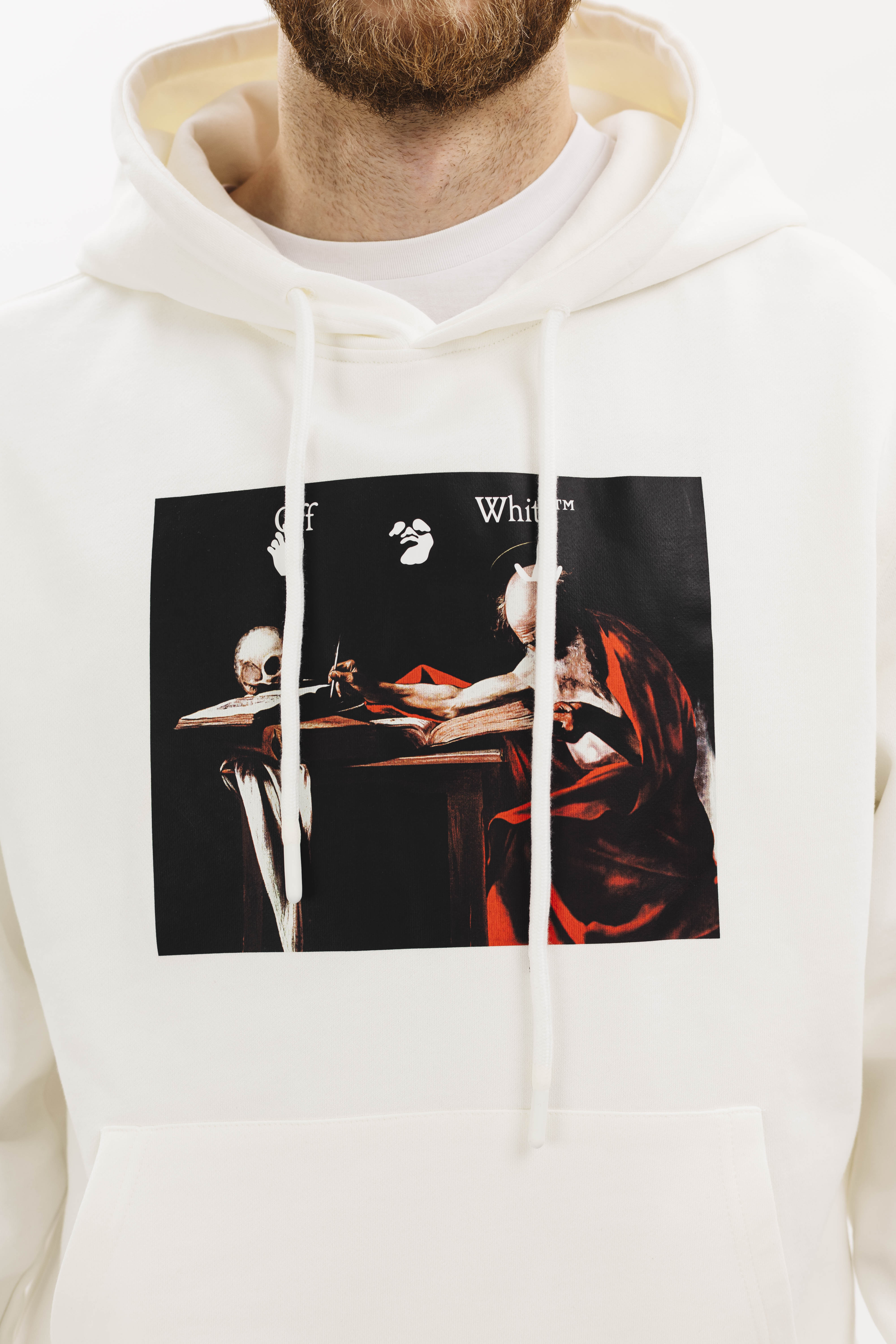 Худі OFF WHITE Caravaggio Hoodie White - UNIFORM