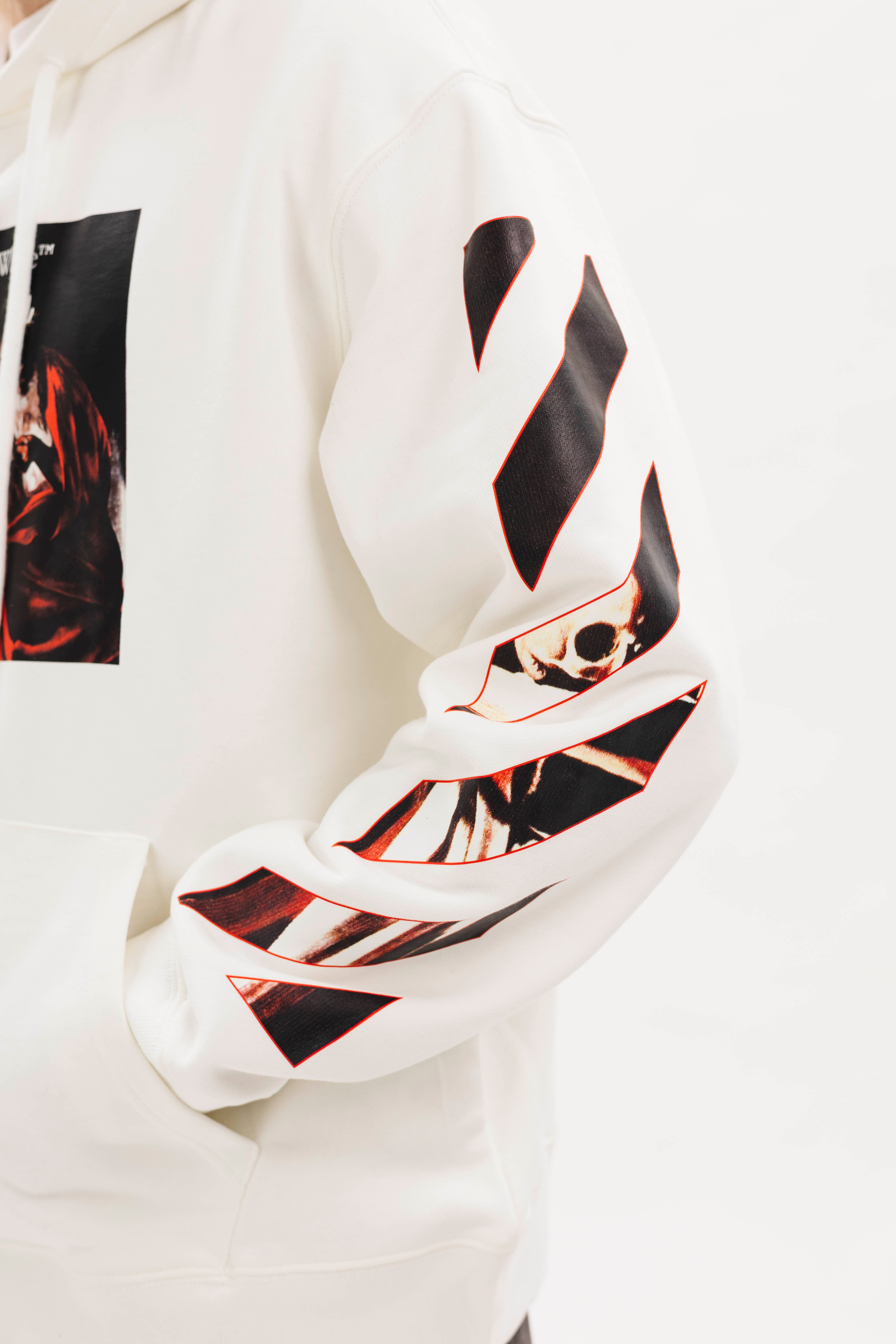 Худі OFF WHITE Caravaggio Hoodie White - UNIFORM