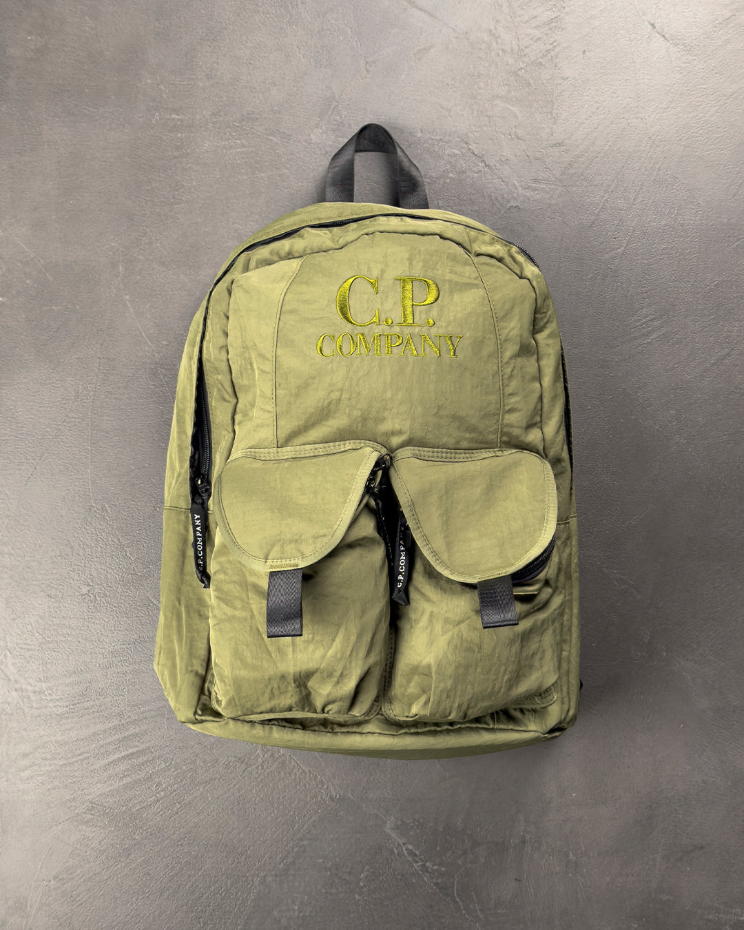 C.P. COMPANY Taylon P Mixed Backpack Olive
