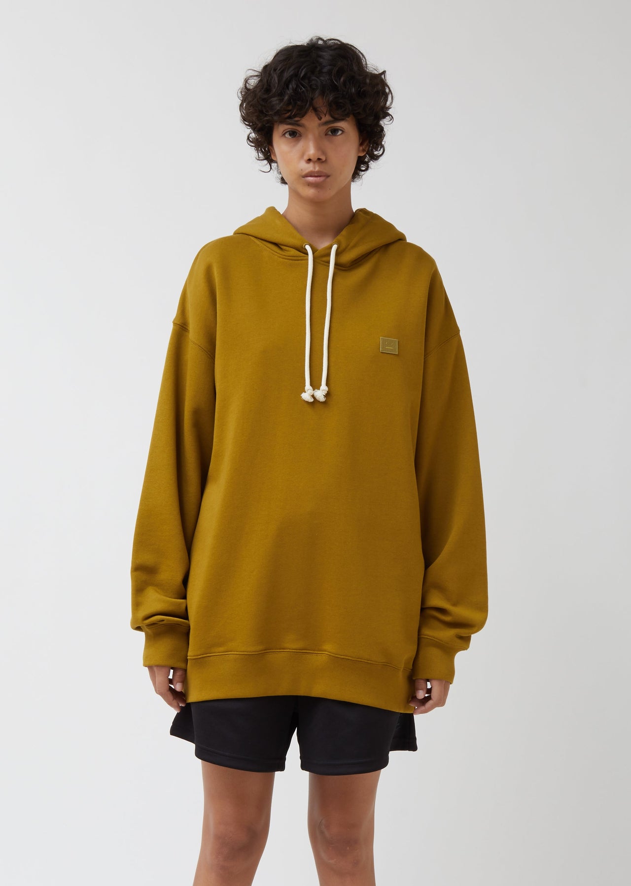 Acne Studios Appliquéd Hoodie Moss Green