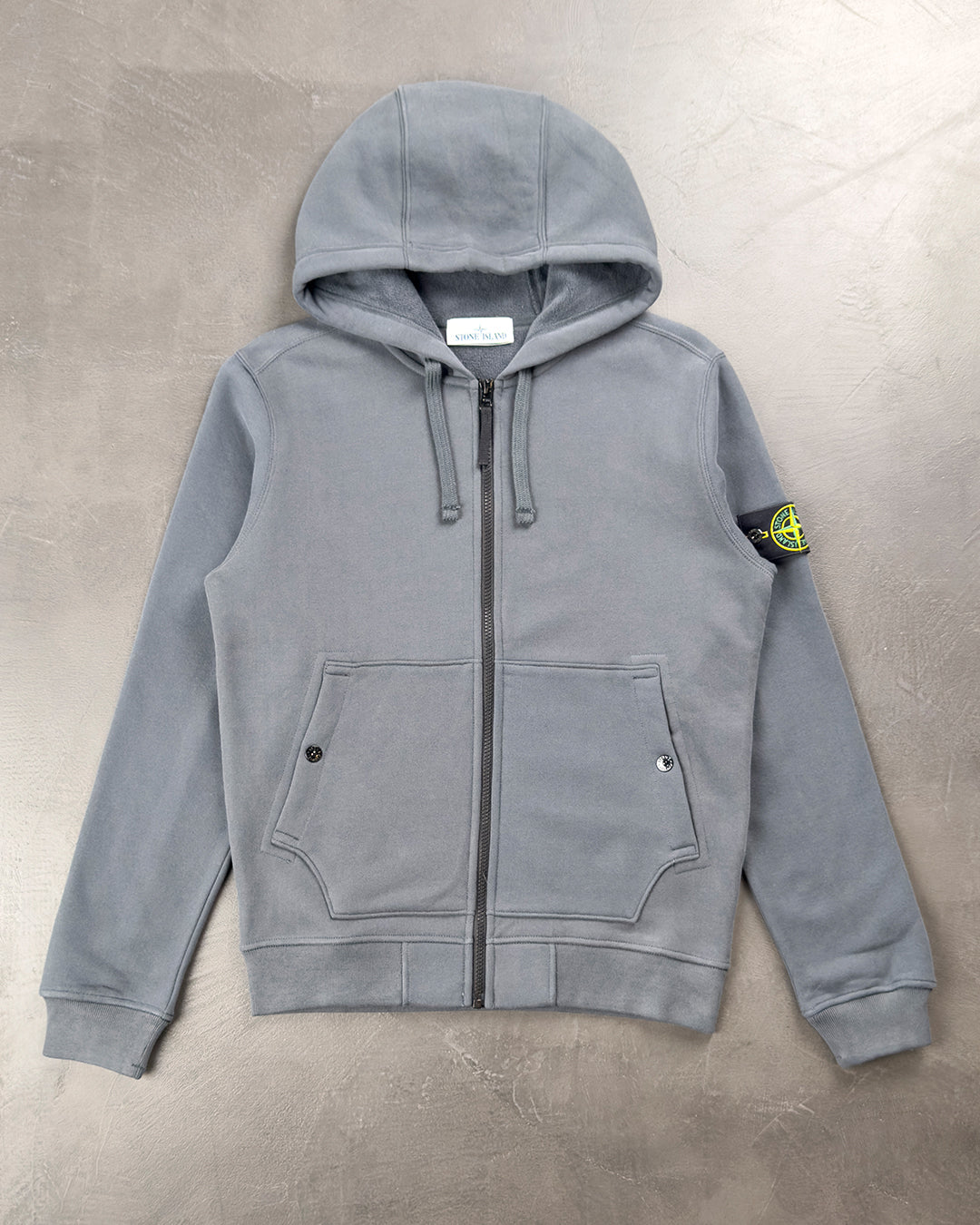 61620 Full-Zipper Hooded Sweatshirt Lead SI0130-LD