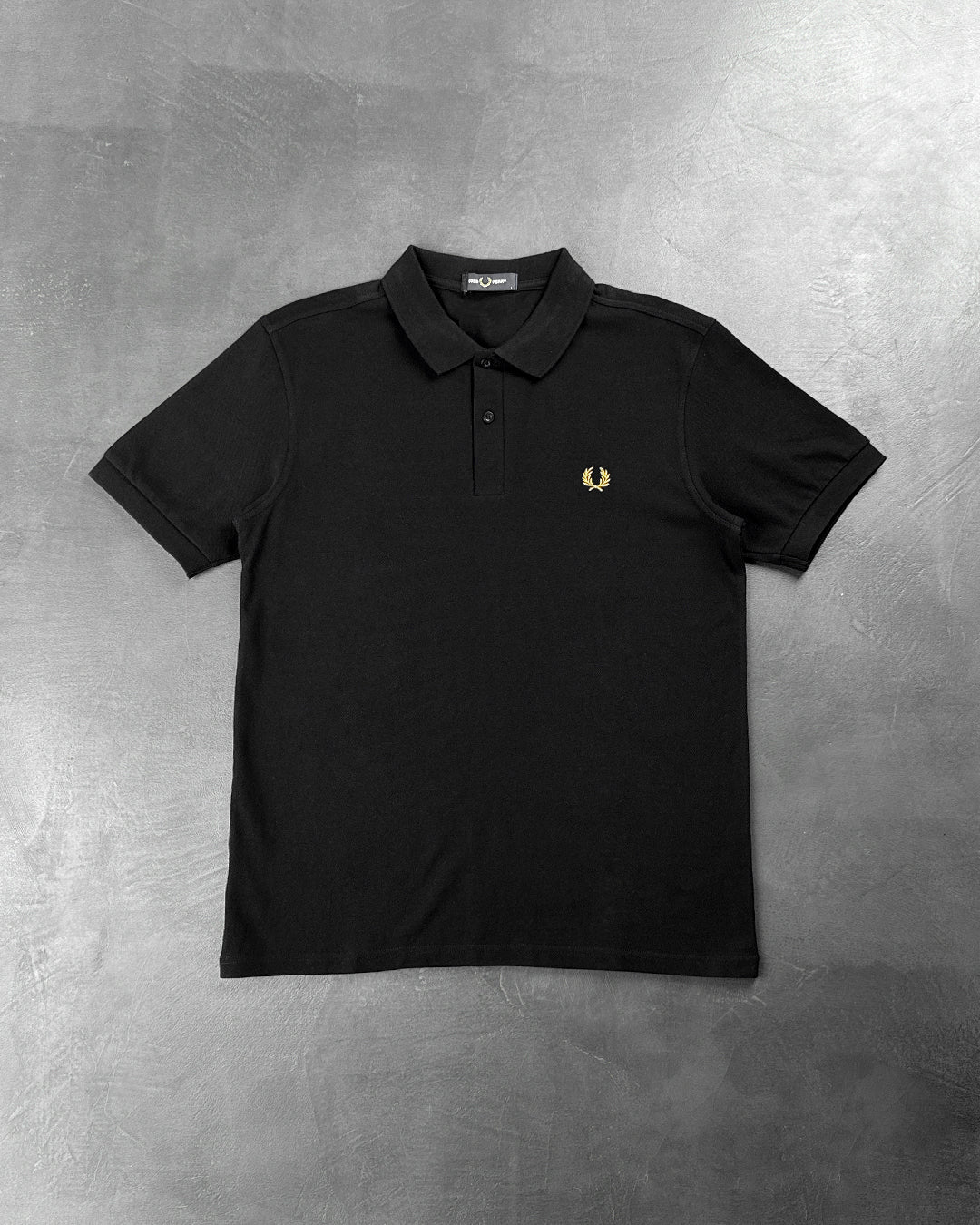 FRED PERRY SLIM FIT TWIN TIPPED POLO Gold - UNIFORM