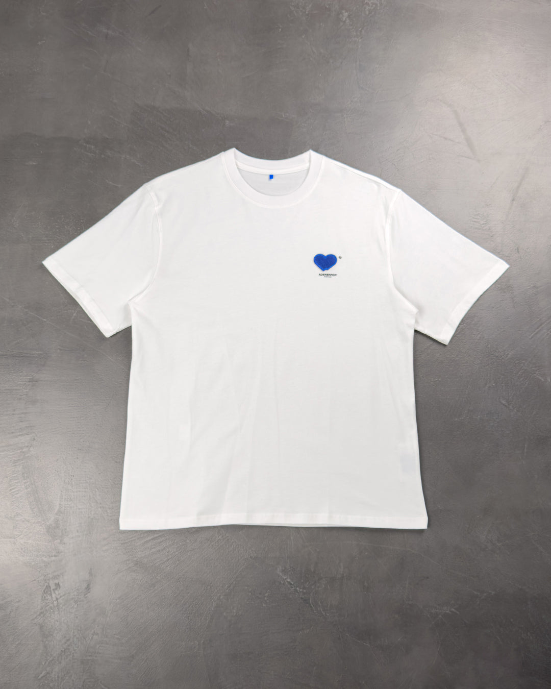 Ader Error Twin Heart Small Logo T-Shirt White