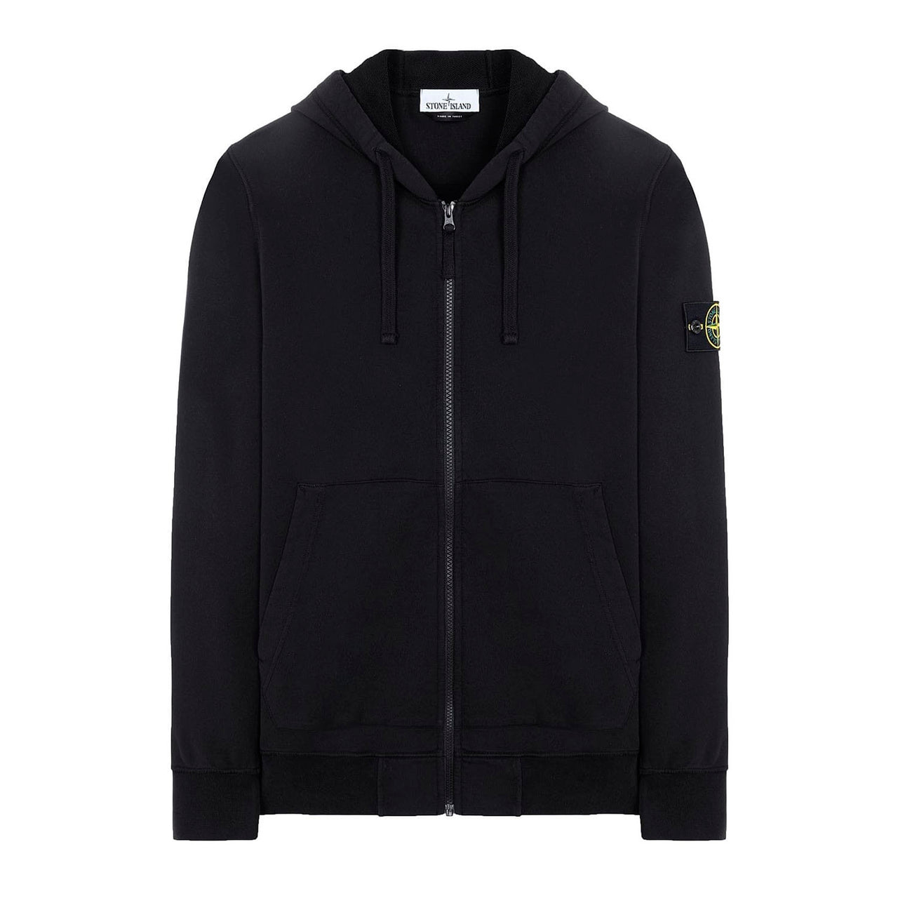 64251 Classic Zip Hooded Sweatshirt Black SI0142-BK