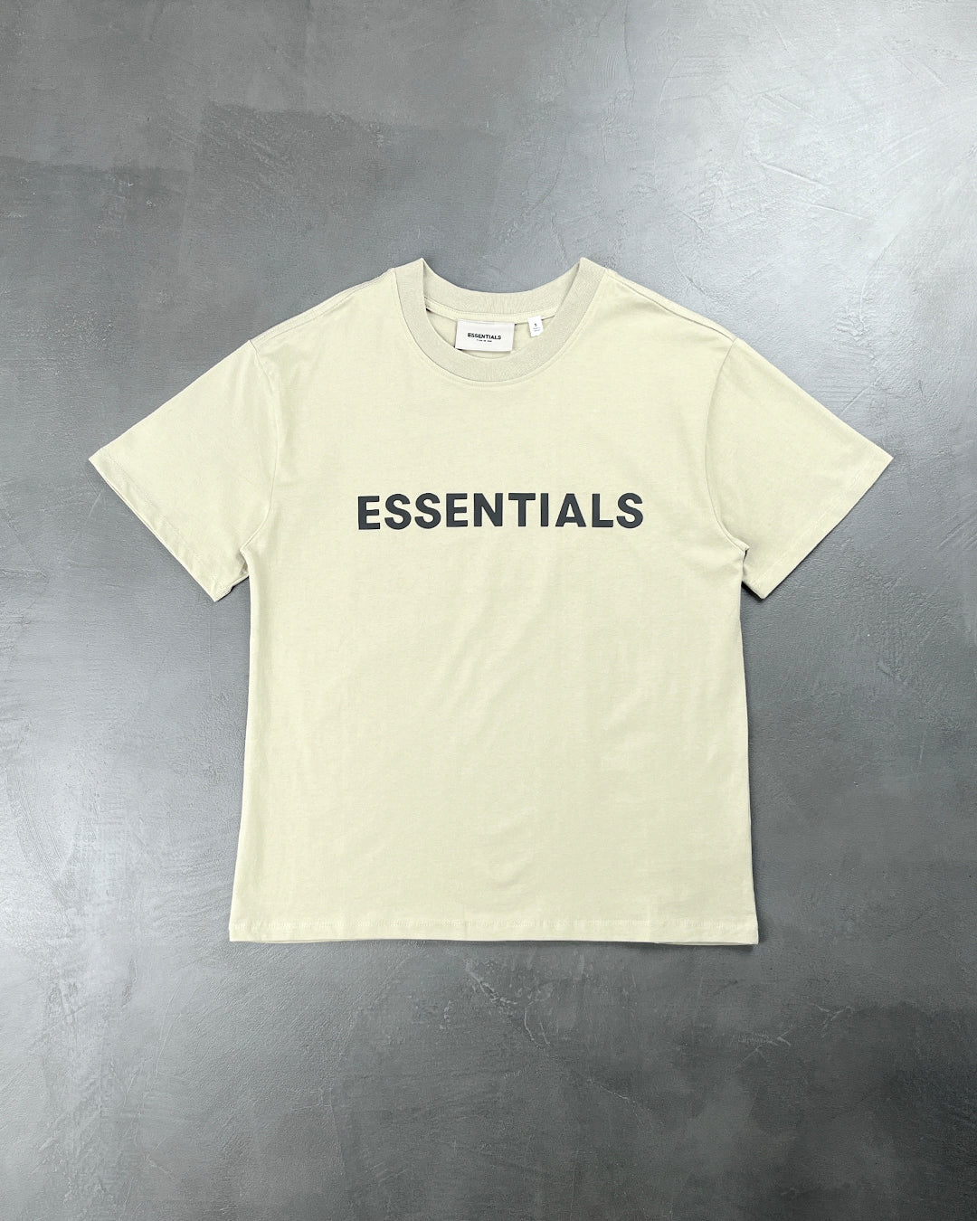 Fear Of God Essentials Front Logo T-Shirt Taupe