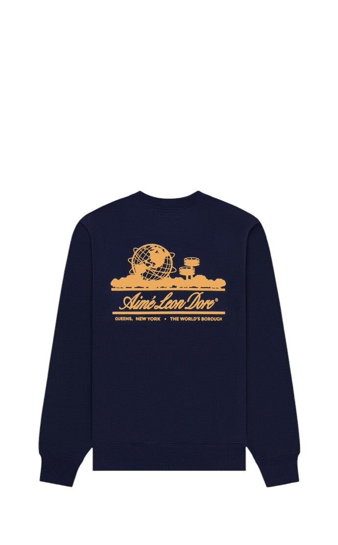 Aime Leon Dore Unisphere Sweatshirt Evening Blue