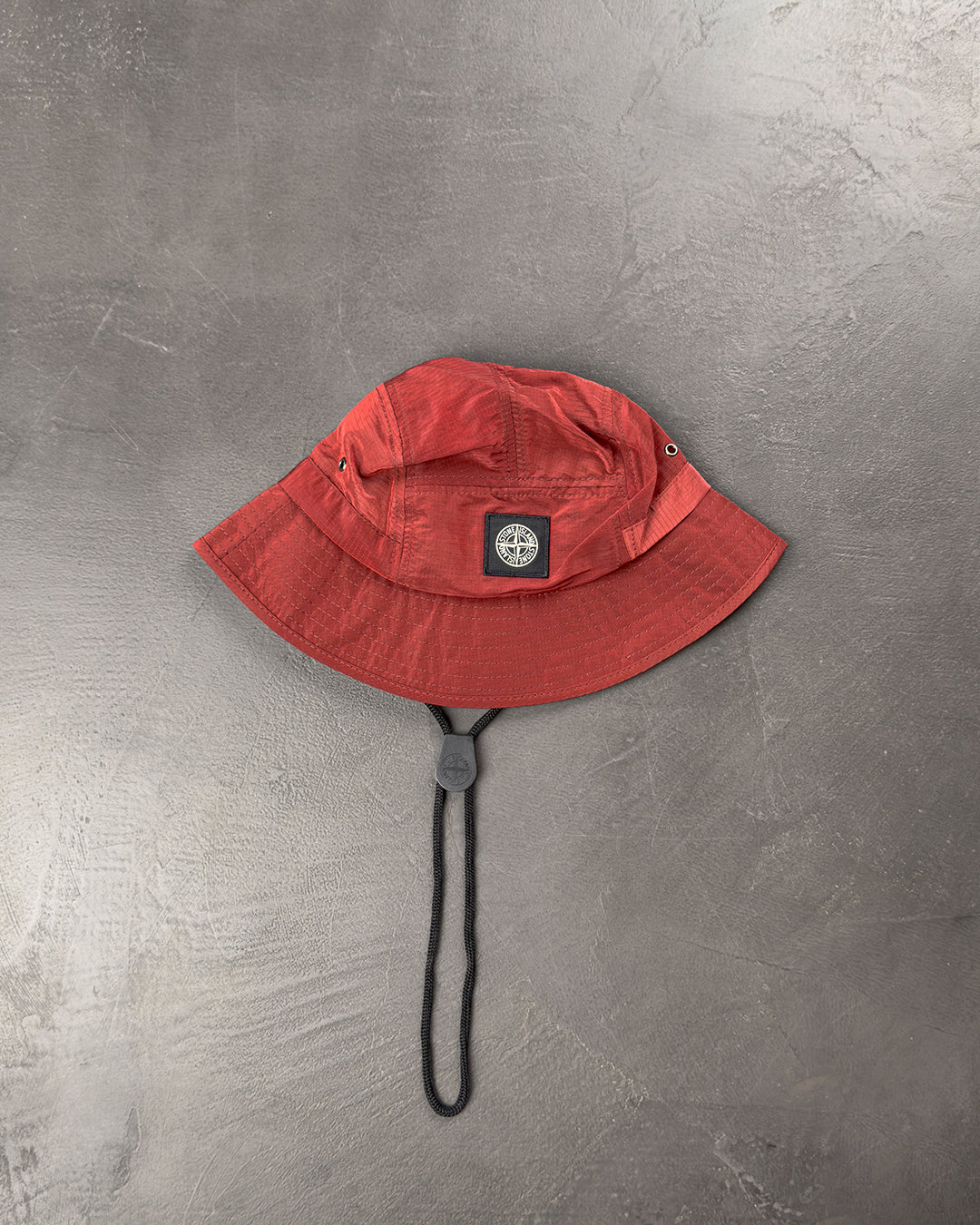 99755 Nylon Metal Ripstop Bucket Hat Red SI0172-RD