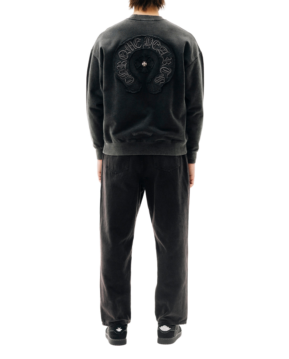 Світшот Chrome Hearts Sweatshirt Washed Black CH115-WBK - UNIFORM
