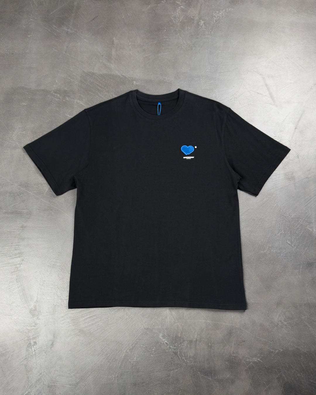 Ader Error Twin Heart Small Logo T-Shirt Black