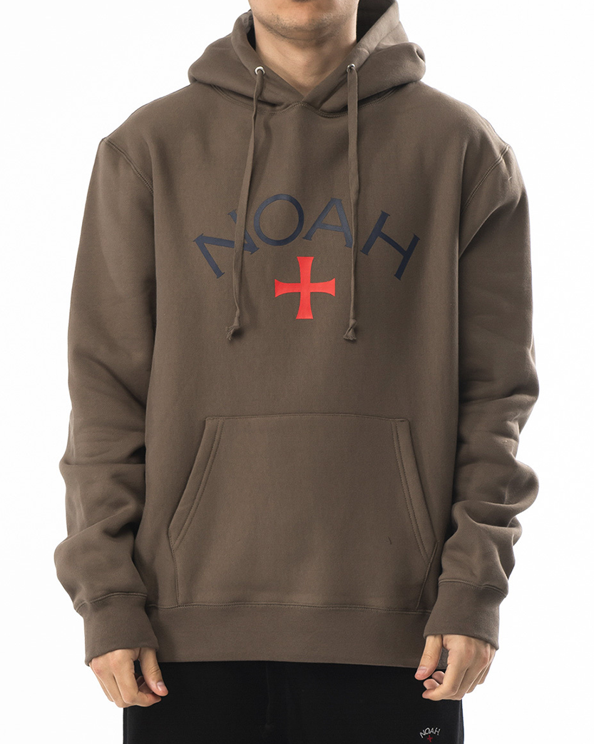 NOAH Core Logo Hoodie Olive