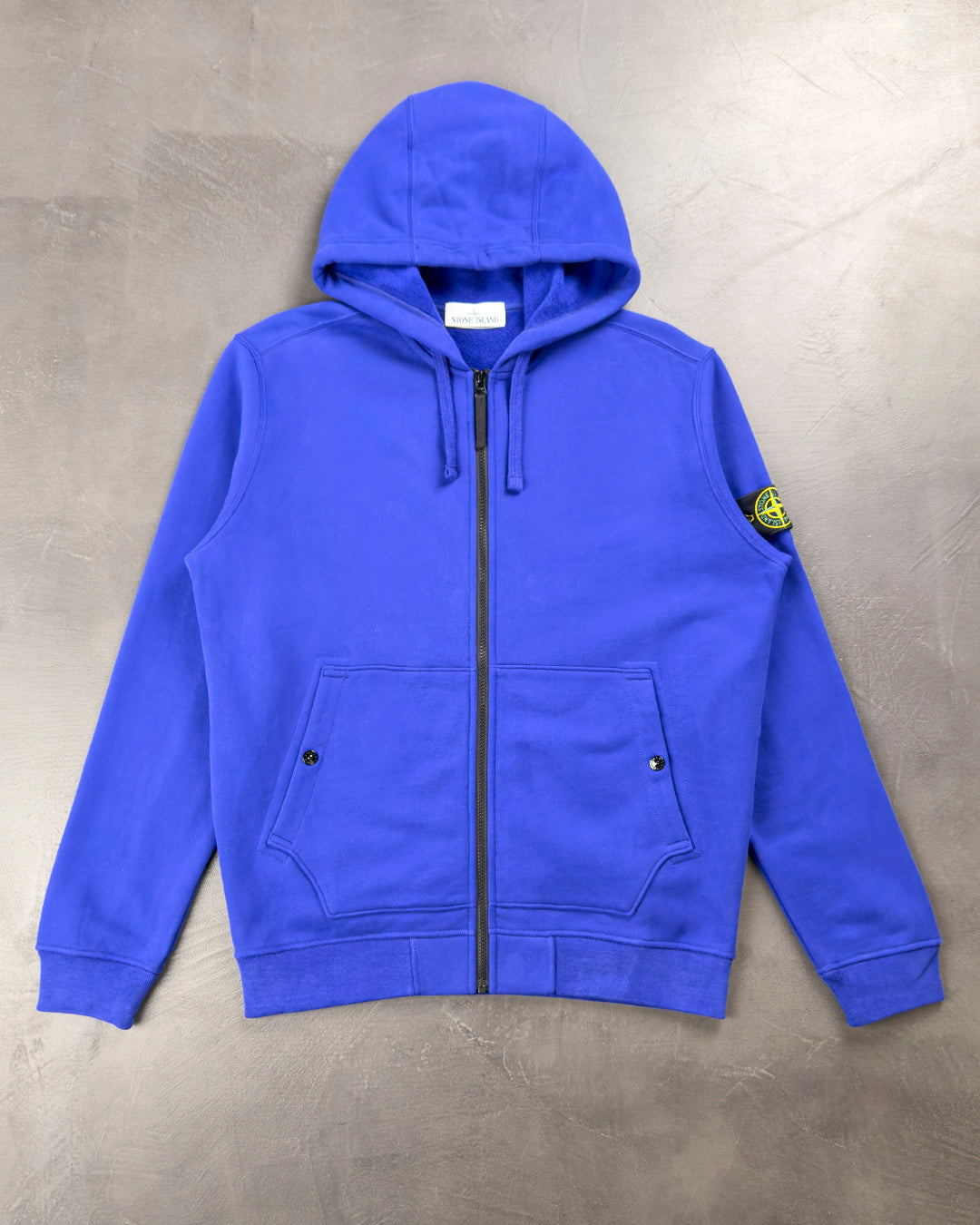 61620 Full-Zipper Hooded Sweatshirt Ultramarine Blue SI0130-UBL