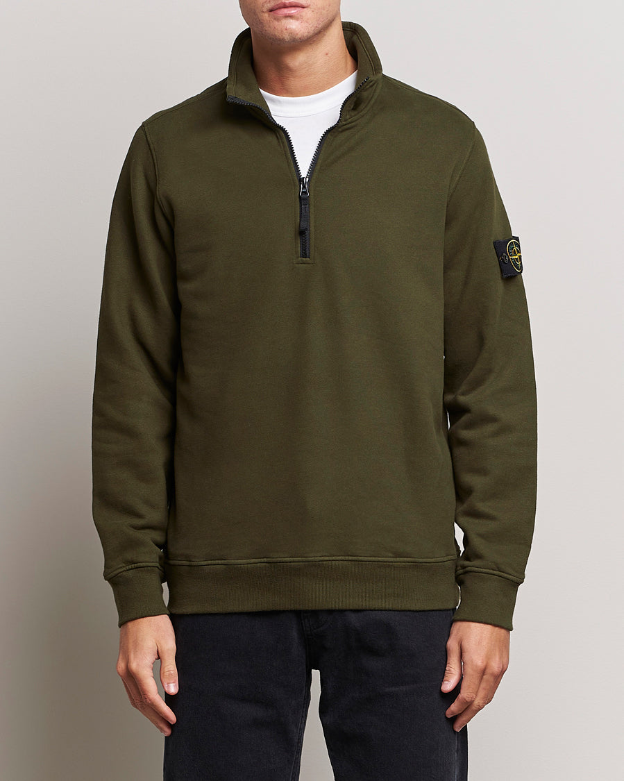 62720 Half-Zip Sweatshirt Olive SI0219-OL