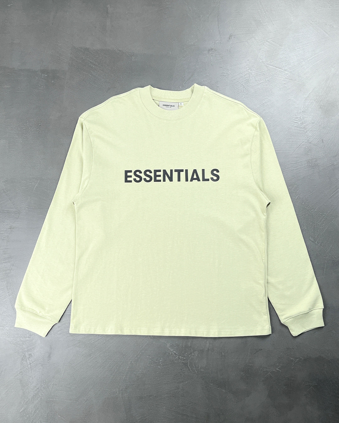 Fear Of God Essentials Front Logo long sleeve Alfalfa Sage