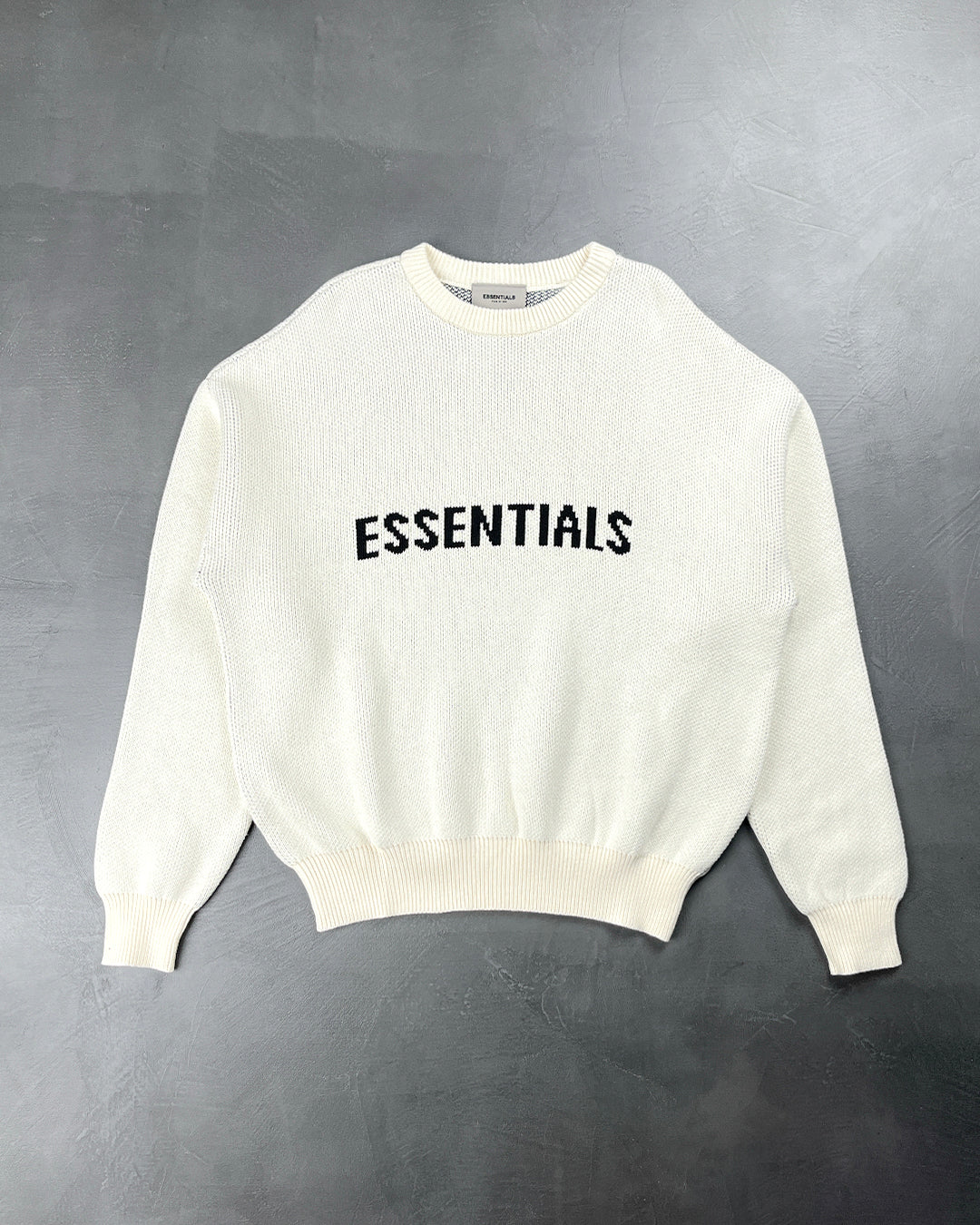 Fear Of God Essentials Knit Sweater White