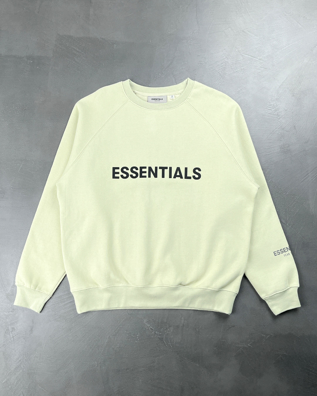 Fear Of God Essentials Crewneck Pullover Sweatshirt Alfalfa Sage