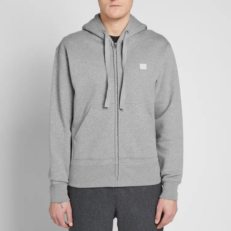 Acne Studios Ferris Zip Hoodie Grey