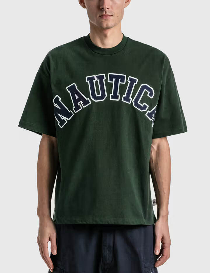 NAUTICA Logo T-shirt Green