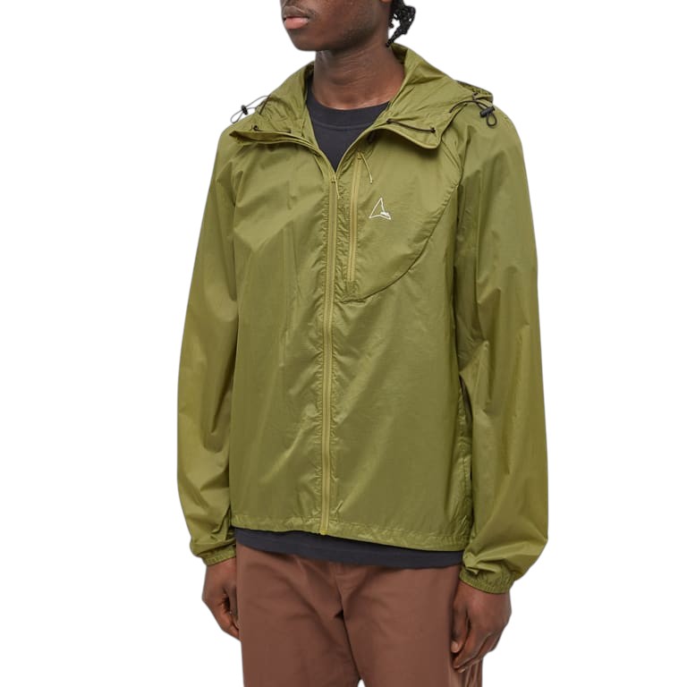 Roa Over Packable Windbreaker Olive