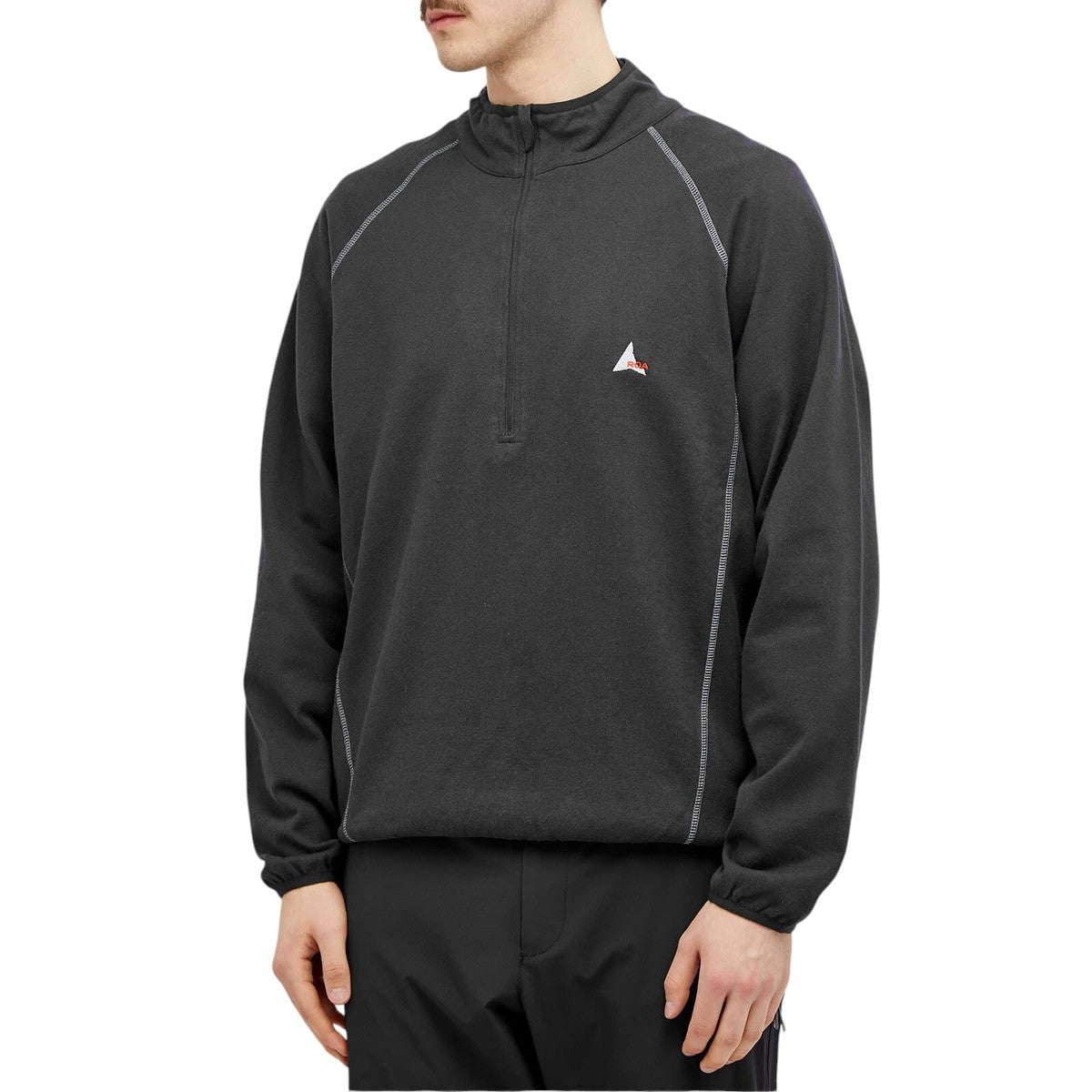 Roa Jersey Half Zip Sweat Black