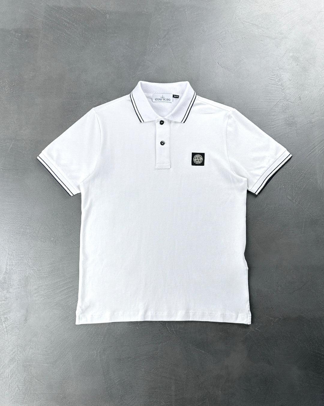 22S18 Classic Polo T-Shirt White SI0116-WT
