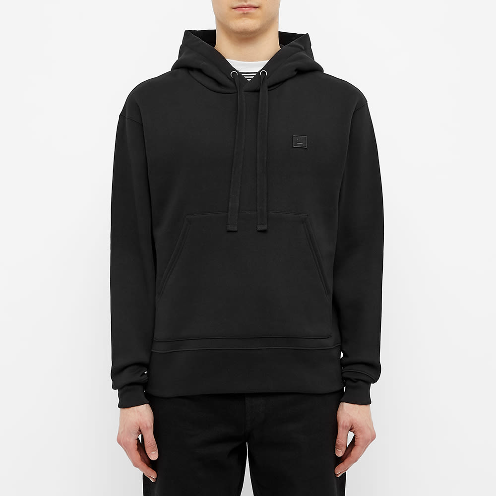 Acne Studios Ferris Face Hoody Black