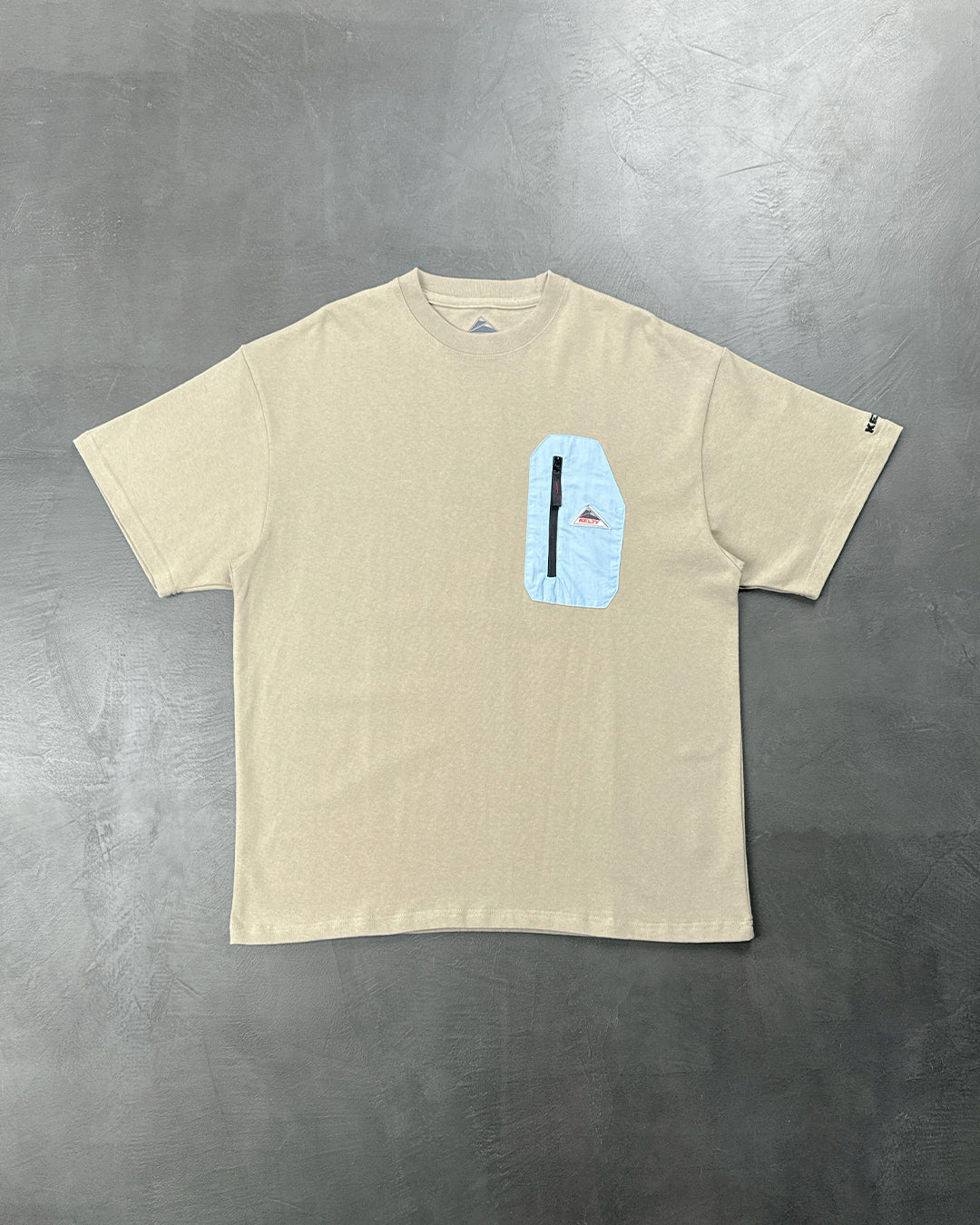 Kelty Pocket Zipper T-Shirt Beige