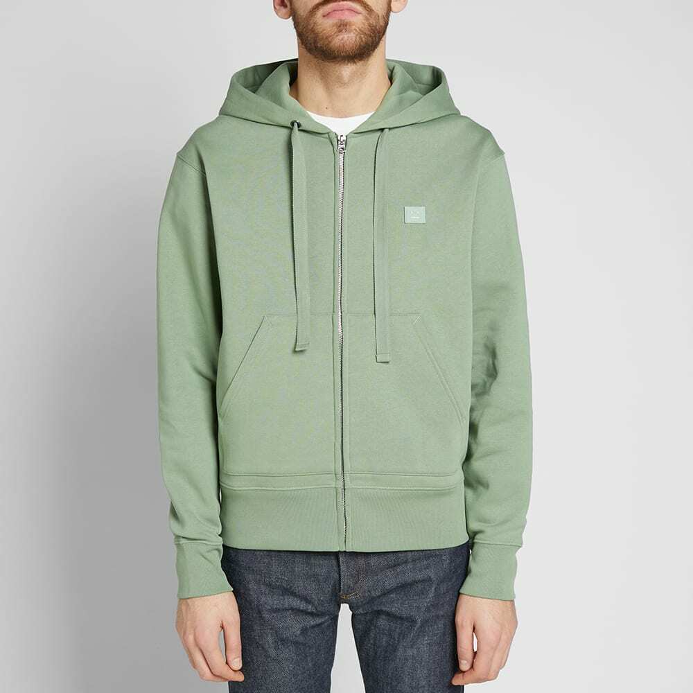 Acne Studios Ferris Zip Hoodie Green