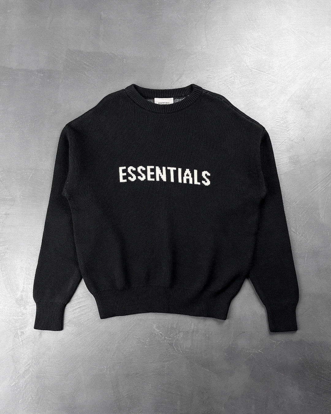 Fear Of God Essentials Knit Sweater Black