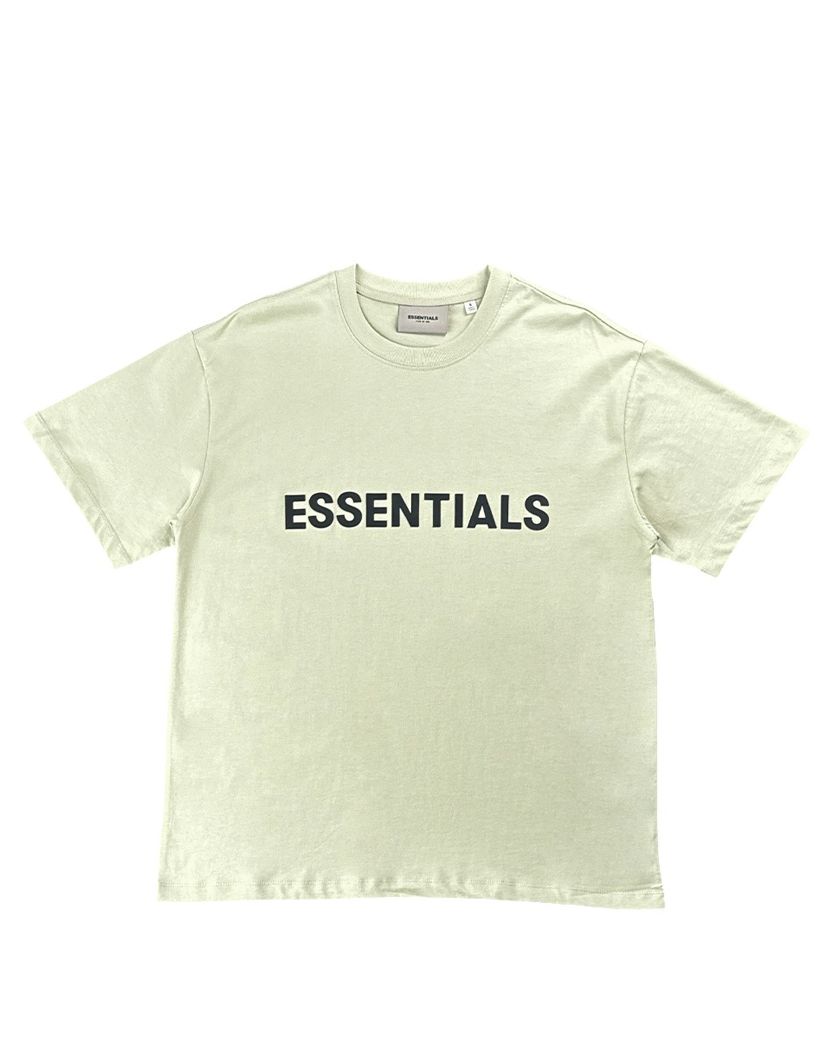 Fear Of God Essentials Front Logo T-Shirt Alfalfa Sage