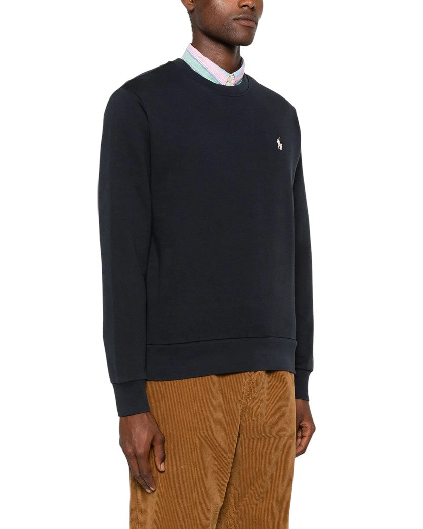 POLO RALPH LAUREN DOUBLE TECH CREW SWEAT Black