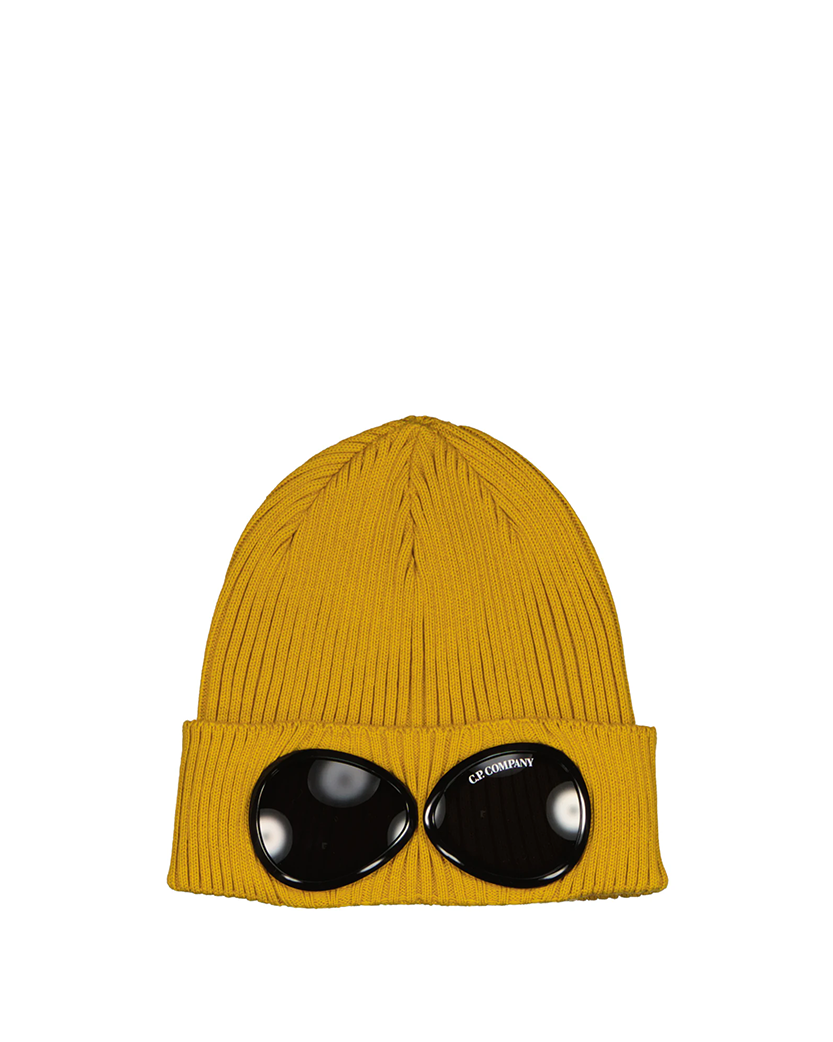 C.P. Company Goggle Beanie Yellow