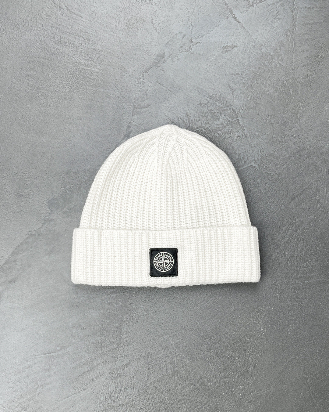 N10B5 Wool-Knit Beanie Hat White SI0112-WT