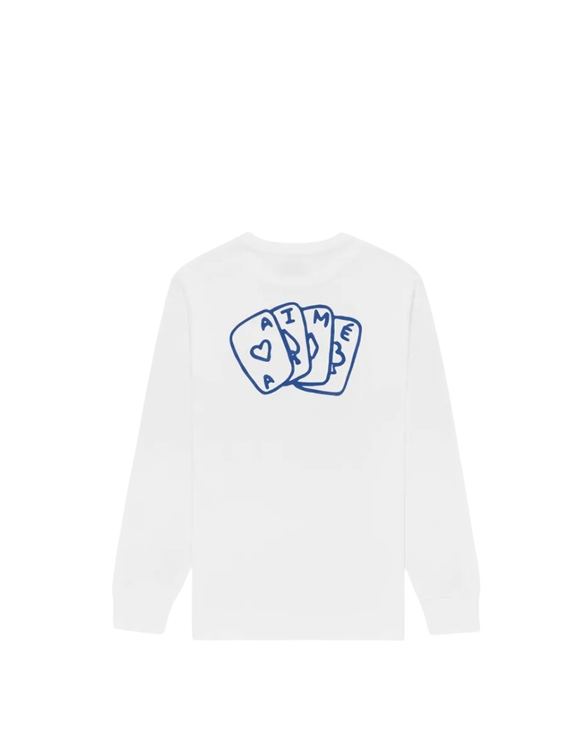 Aime Leon Dore Casino Long-Sleeve White