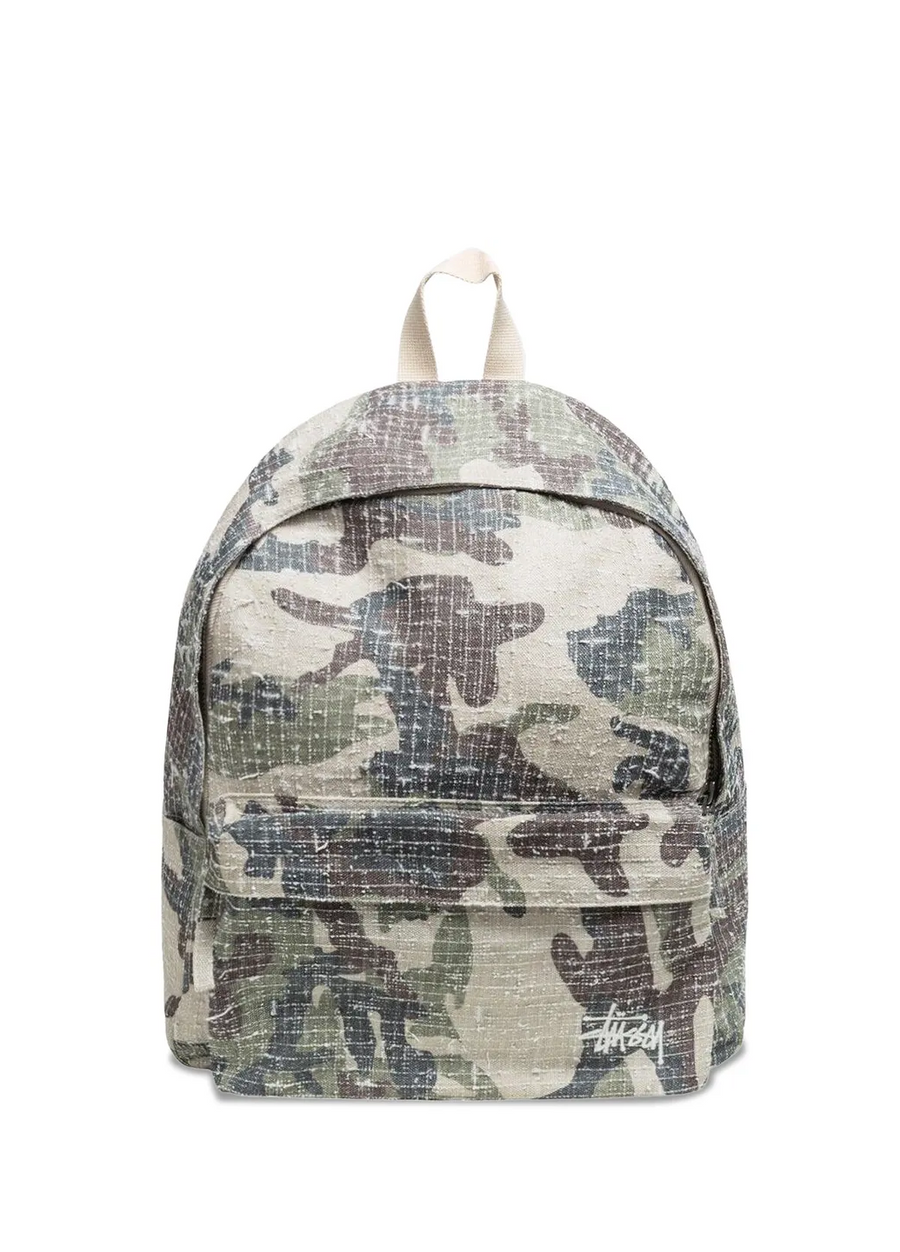 STUSSY Needle Punch Backpack Camo