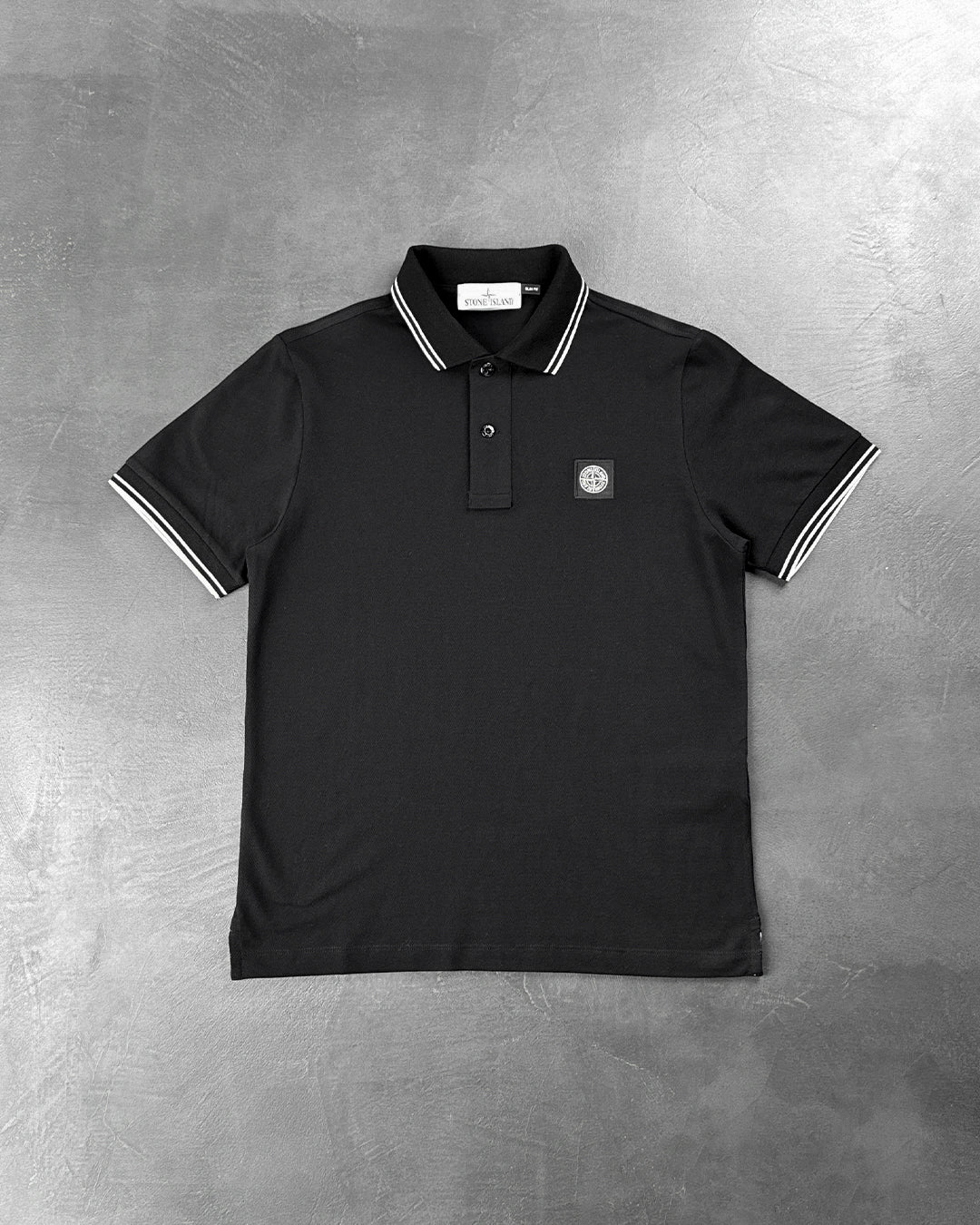 22S18 Classic Polo T-Shirt Black SI0116-BK