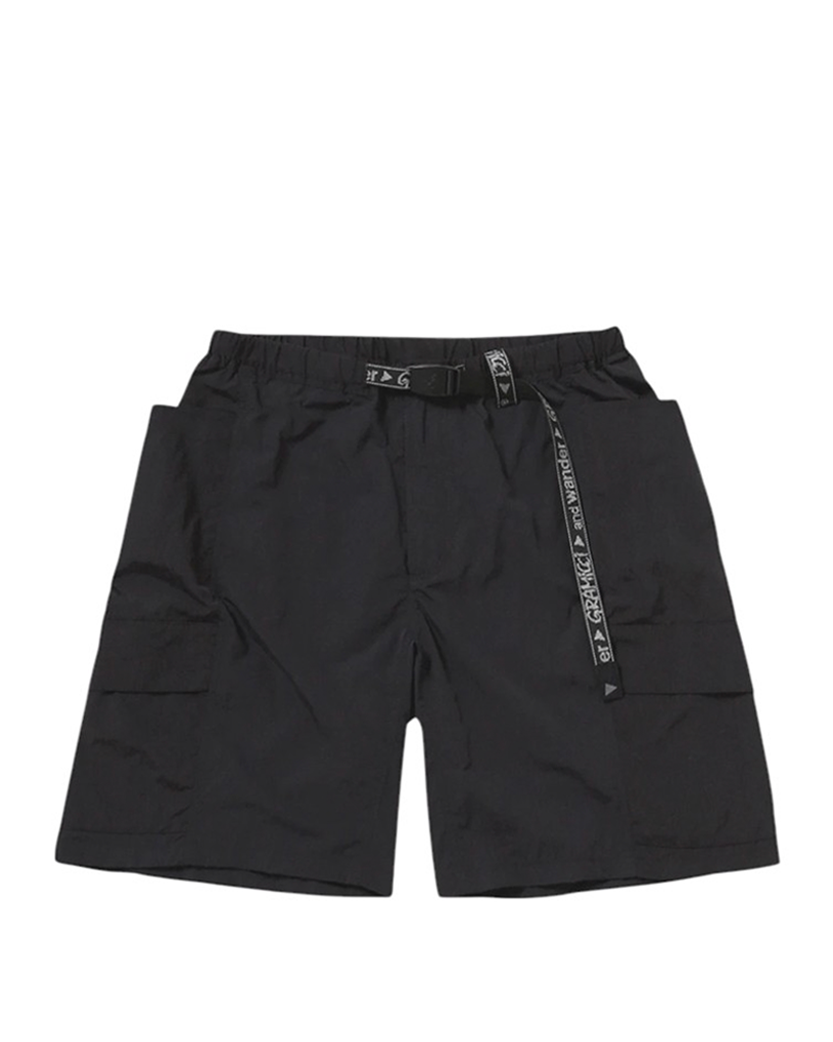 Gramicci x And Wander Patchwork Wind Short Black