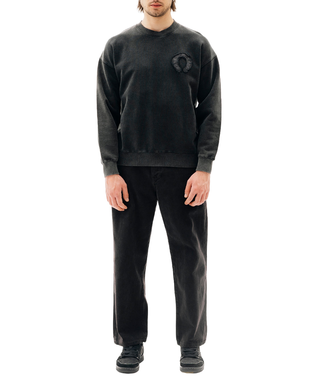 Chrome Hearts Sweatshirt Washed Black CH115-WBK