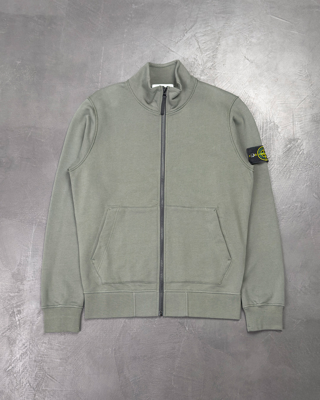 64351 Classic Zip Sweatshirt Musk Green SI0176-MUGN