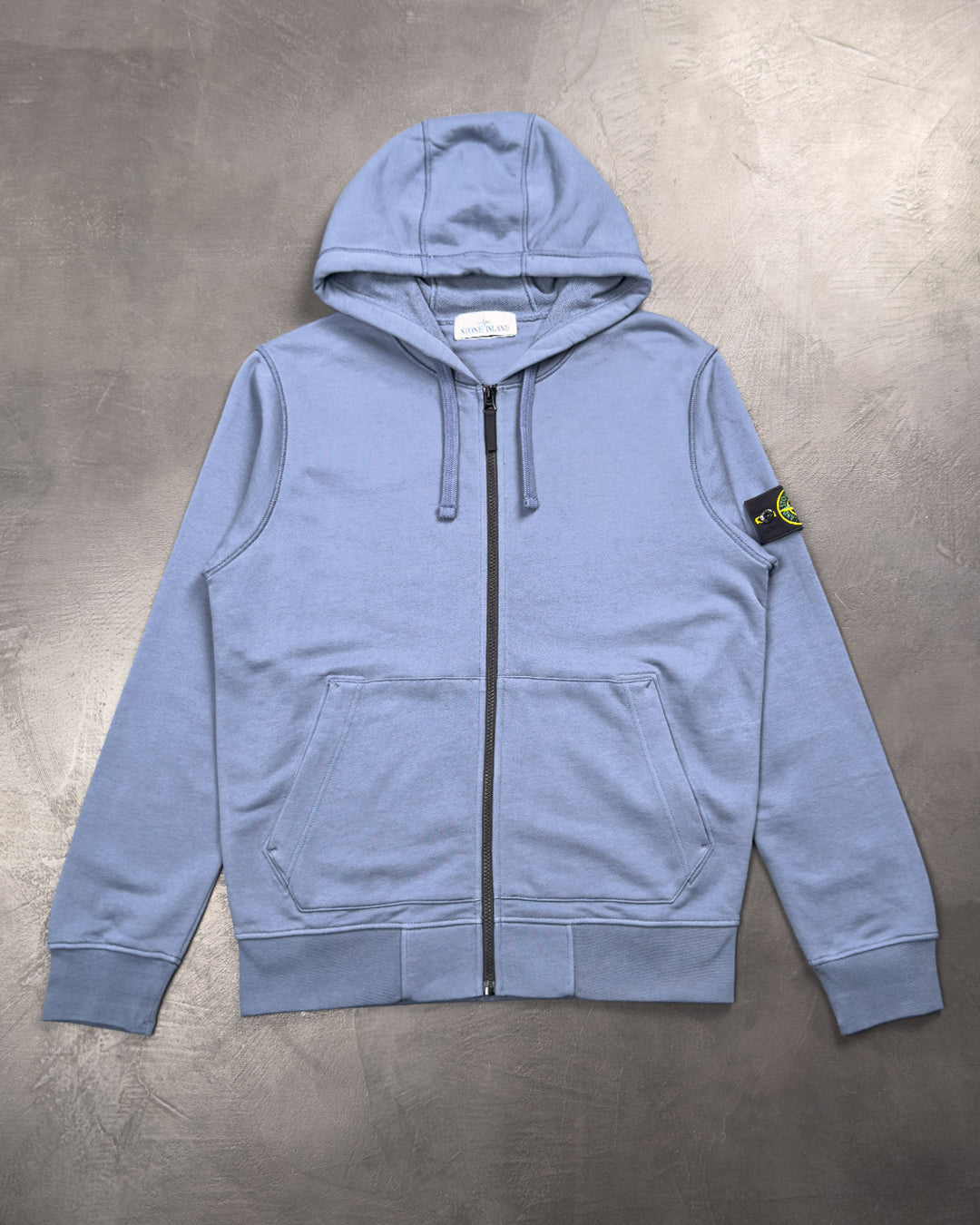 64251 Classic Zip Hooded Sweatshirt Avio Blue SI0142-ABL