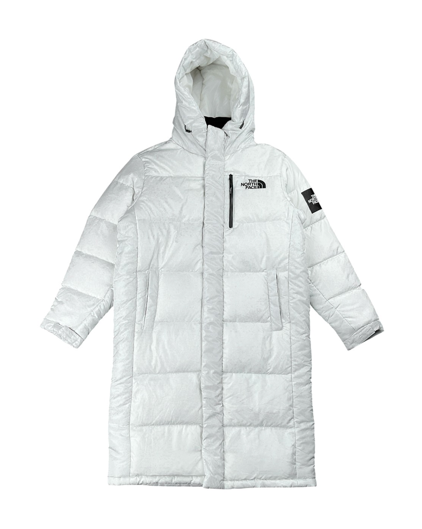 The North Face Nuptse Long Parka White