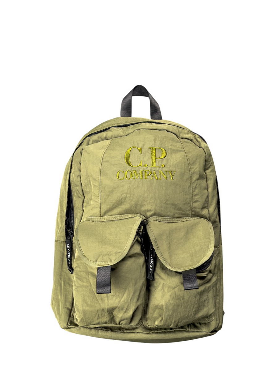 C.P. COMPANY Taylon P Mixed Backpack Olive