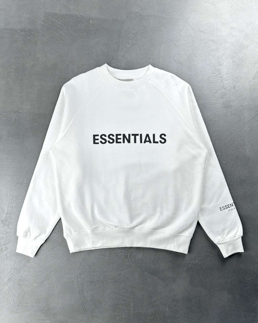 Fear Of God Essentials Crewneck Pullover Sweatshirt White