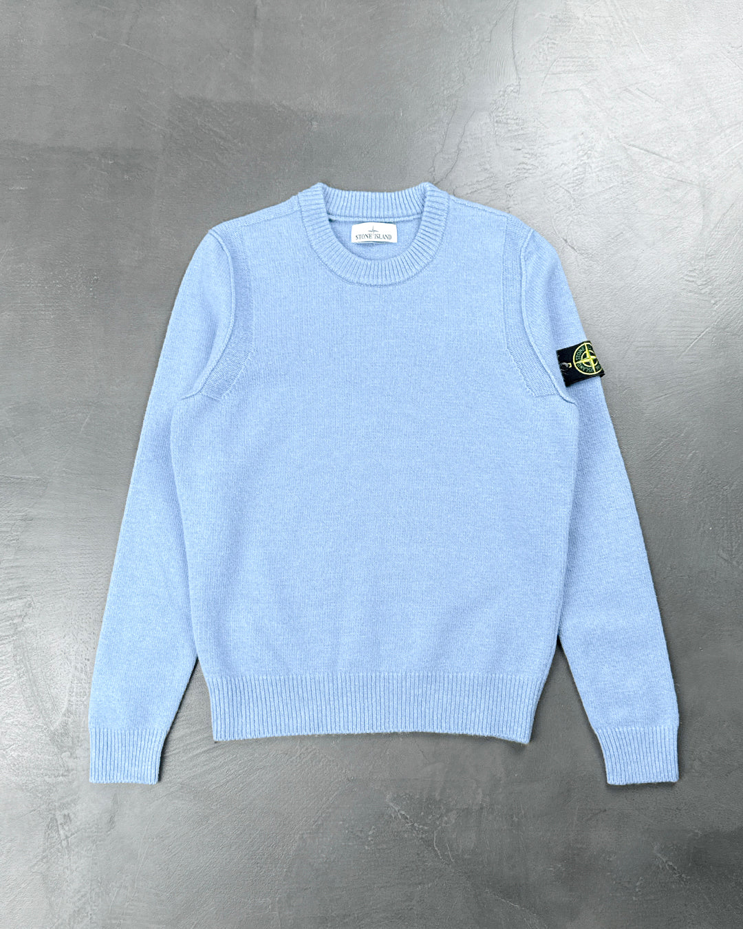 508A3 Lambswool Sweater Sky Blue SI0175-SBL
