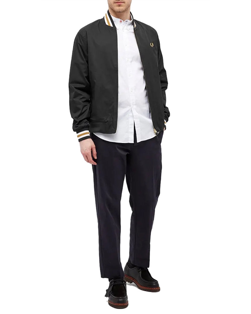 Куртка-бомбер FRED PERRY TENNIS BOMBER JACKET Black - UNIFORM
