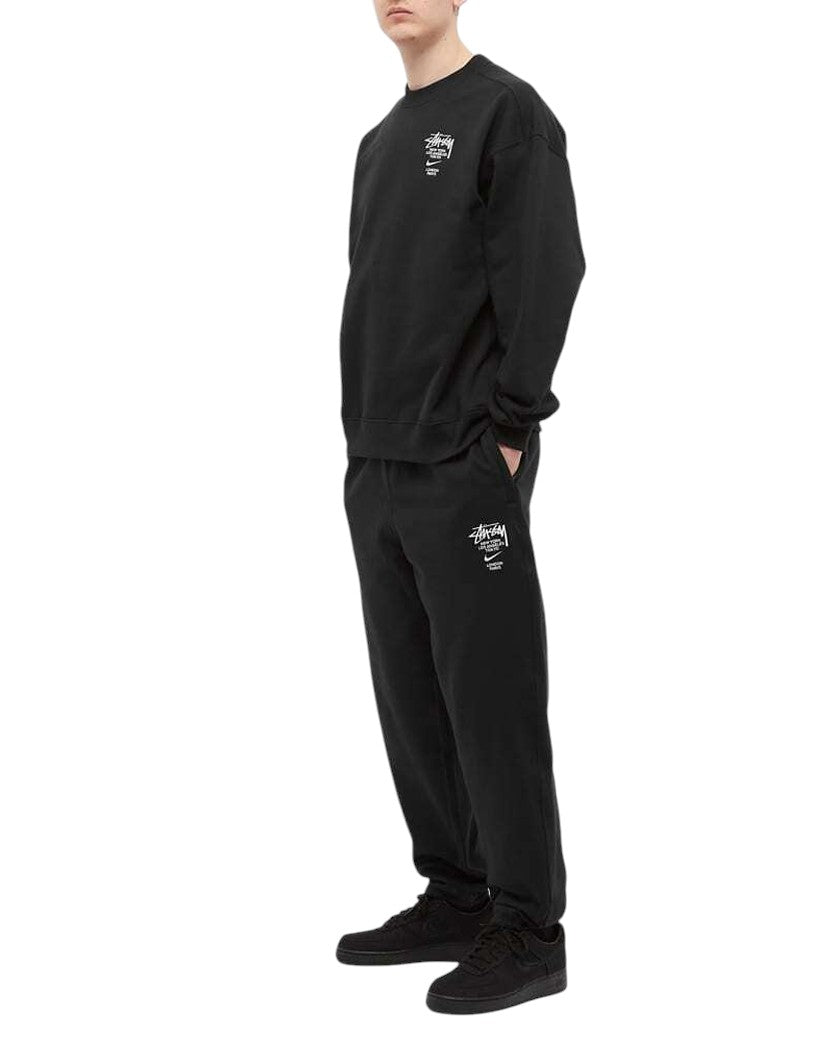 ウェア Stussy sport fleece Pants black NIKE X STUSSY Fleece Pants Black - UNIFORM