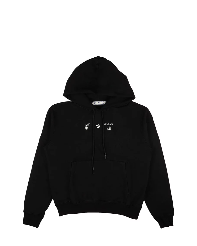 Off-White Marker Slim Hoodie Black