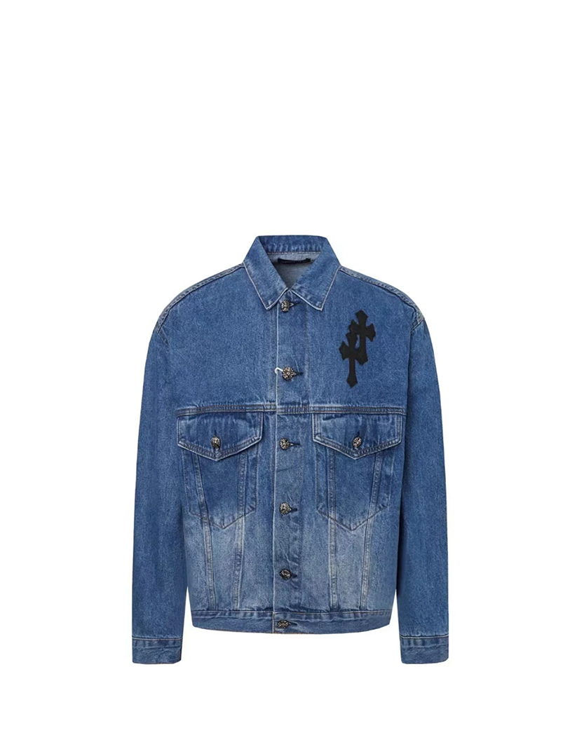 Chrome Hearts Denim Jacket Blue CH114-BL