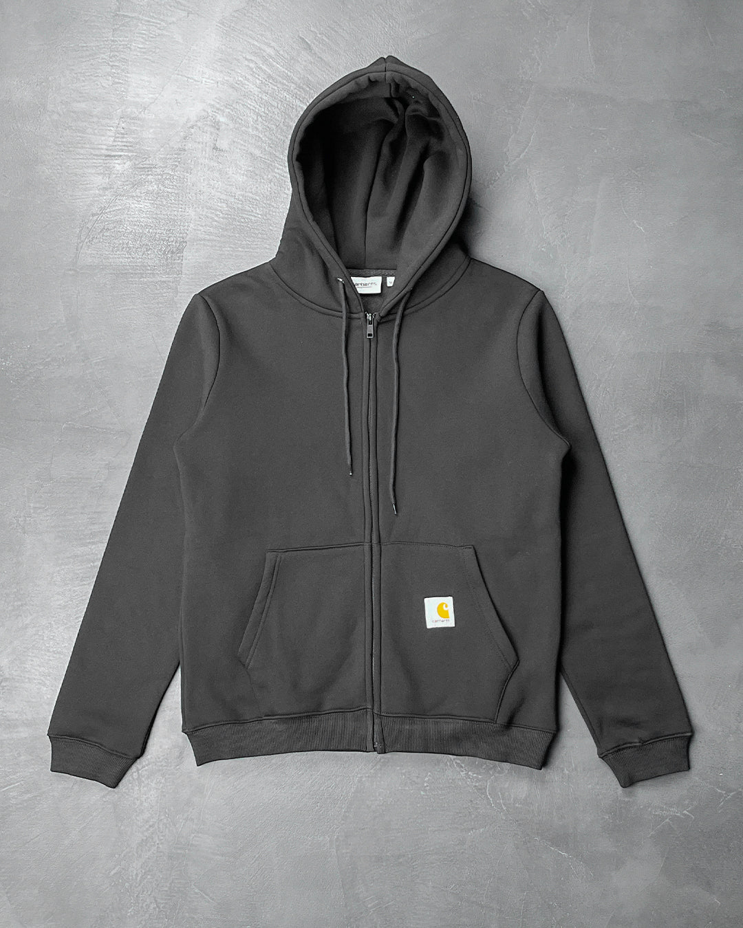 Carhartt WIP Zip Front Hoodie Black