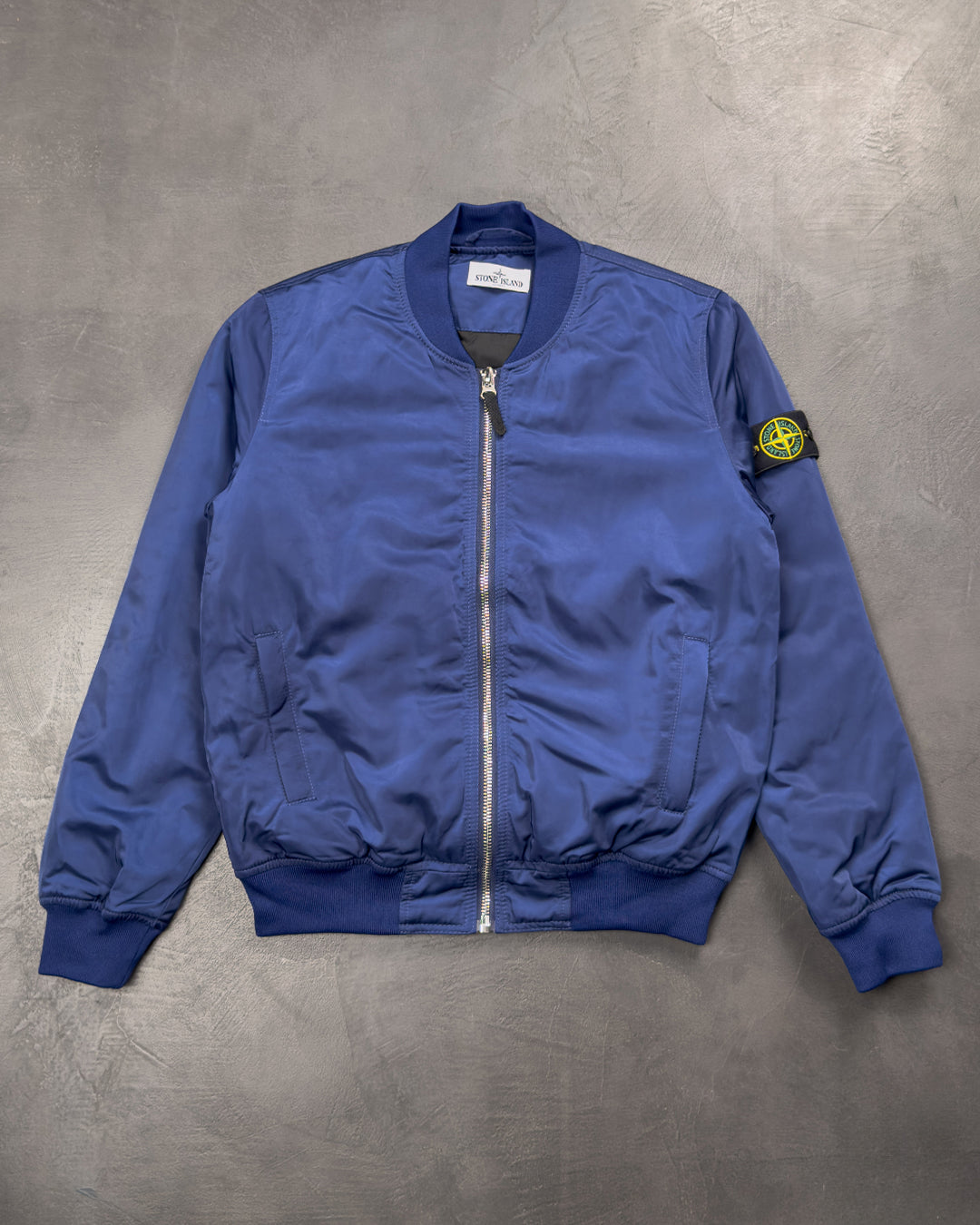 42629 Twill Bomber Jacket Blue SI0223-BL